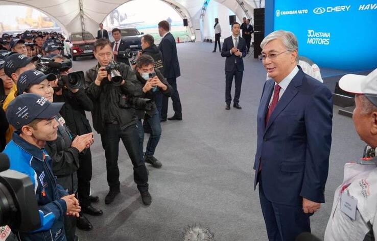 Рабочая поездка Президента Касым-Жомарта Токаева в город Алматы