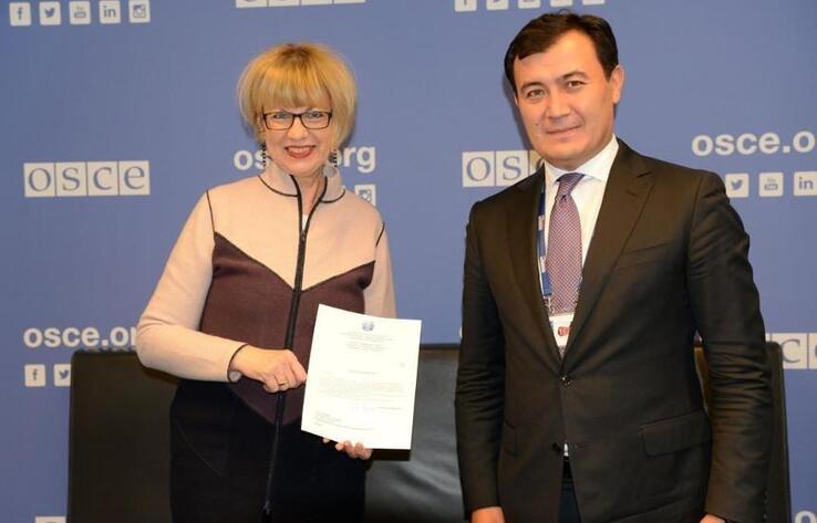 Permanent Representative of Kazakhstan presents credentials to OSCE Sec Gen
