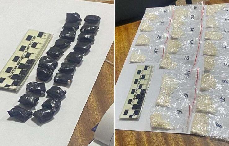 В Костанае полицейские изъяли синтетические наркотики в особо крупном размере