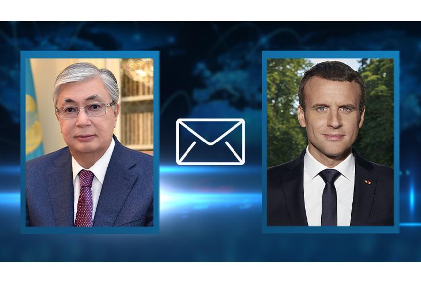 France’s President Emmanuel Macron congratulates Tokayev on re-election