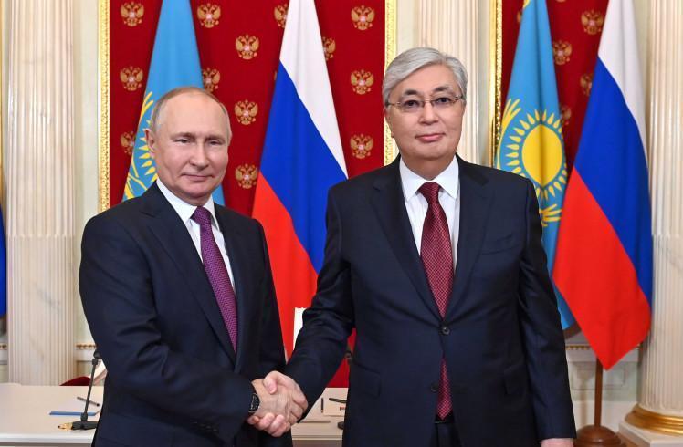 Presidents of Kazakhstan and Russia hold talks