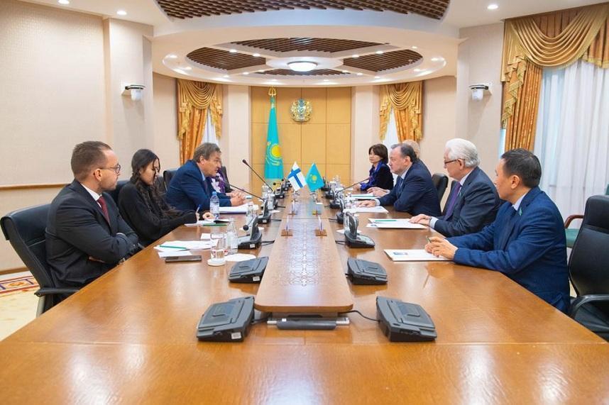 Kazakhstan, Finland eye expanding inter-parliamentary ties