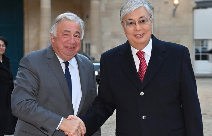 Президент Казахстана провел встречу с председателем сената Франции