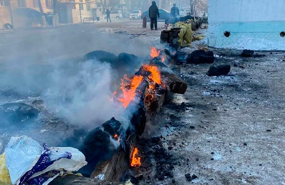 Авария на Экибастузской ТЭЦ. Фото: instagram / ekibastuz_blog