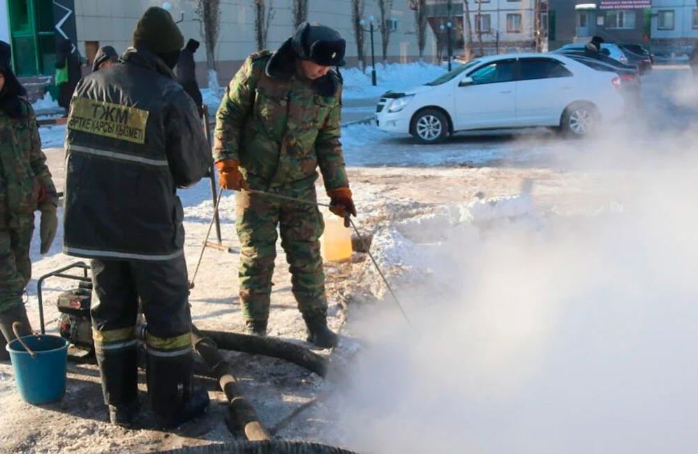 Авария на Экибастузской ТЭЦ. Фото: instagram / ekibastuz_blog