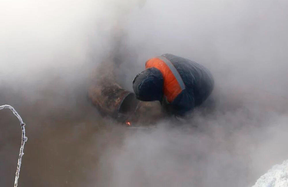 Авария на Экибастузской ТЭЦ. Фото: instagram / ekibastuz_blog