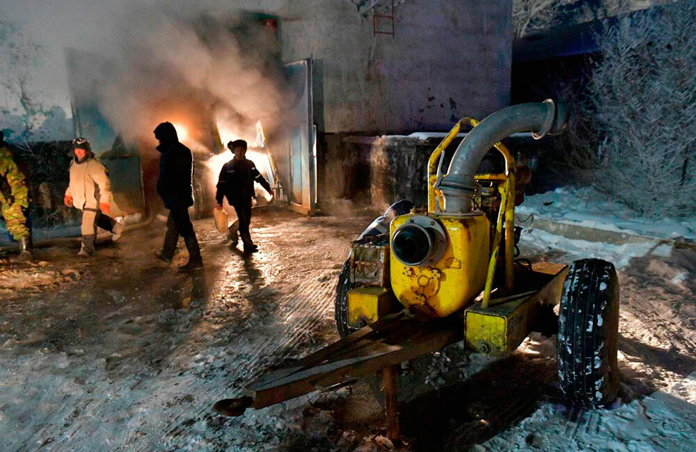 Авария на Экибастузской ТЭЦ. Фото: telegram / baspasozpvl