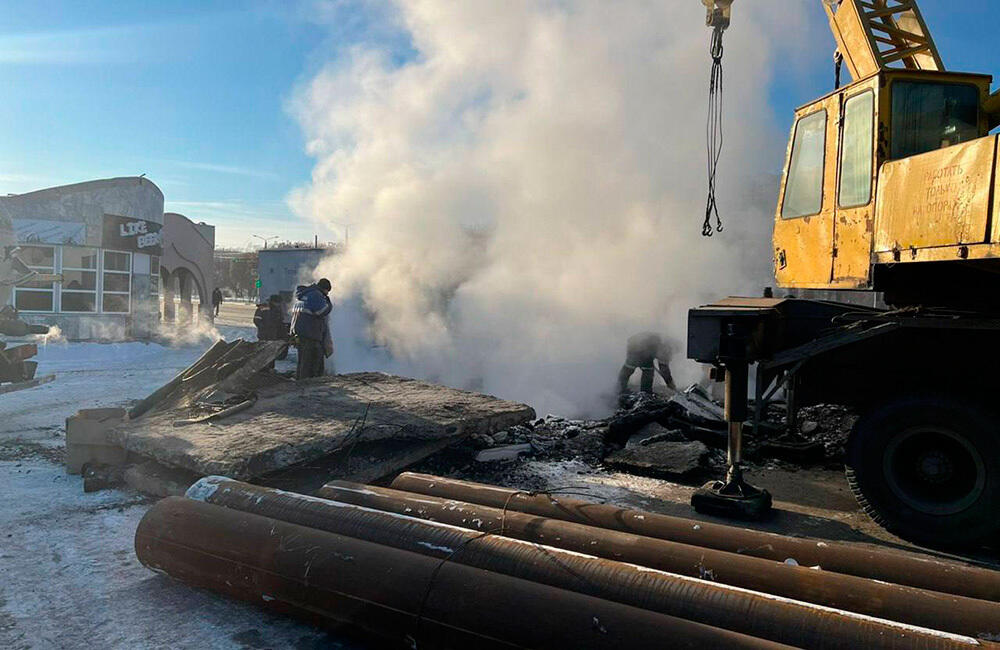 Авария на Экибастузской ТЭЦ. Фото: primeminister.kz