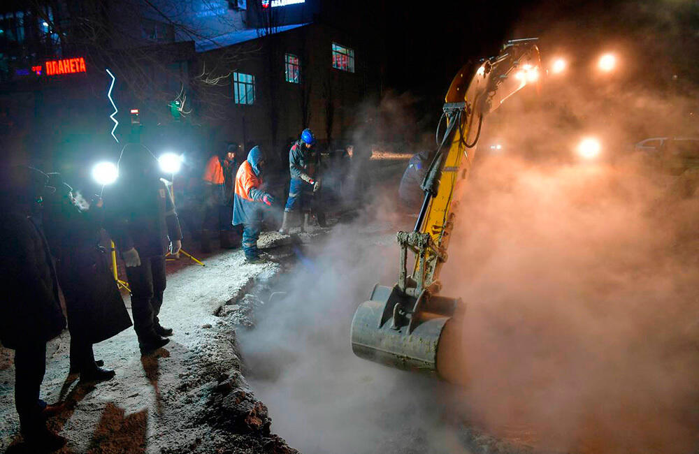 Авария на Экибастузской ТЭЦ. Фото: primeminister.kz