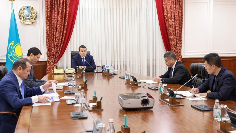 ҚР Премьер-Министрі CITIC Construction компаниясының вице-президентімен кездесті