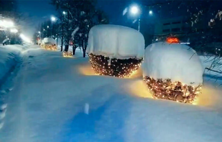 Half A Meter Of Snow Fell Per Day In Ust-Kamenogorsk
