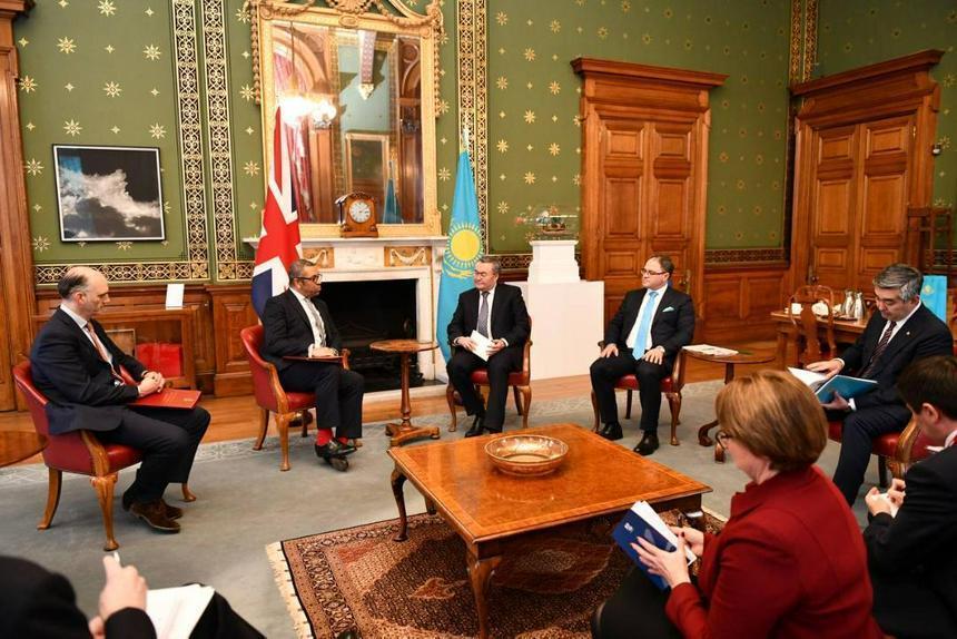 Kazakh, British foreign ministers hold session of strategic dialogue. Images | gov.kz