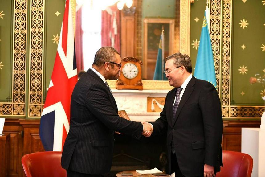 Kazakh, British foreign ministers hold session of strategic dialogue. Images | gov.kz