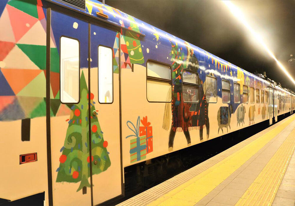 New Year's Express went from Astana to Borovoye. Images | telegram/orda_kz 