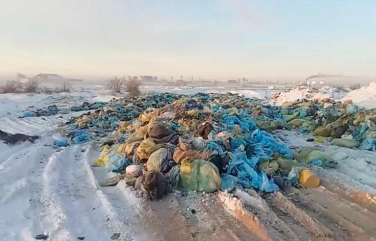 Астанада медициналық қалдықтар үйіндісі табылды