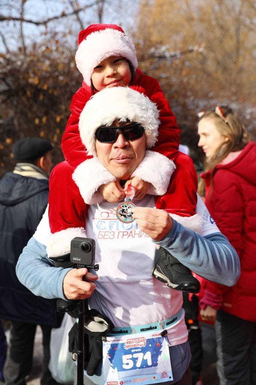 Алматинцы 1 января пробегут традиционный праздничный марафон. Фото: Управление спорта Алматы