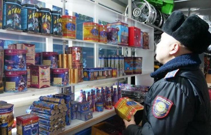 В Алматы изъяли более 1,5 тонны контрафактной пиротехники 