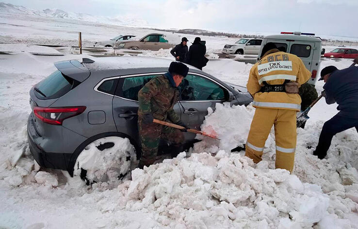 Bad weather in Kazakhstan
