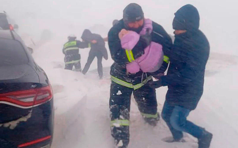 Bad weather in Kazakhstan. Images | MES RK