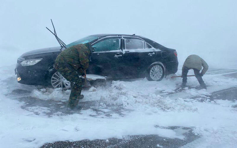 Bad weather in Kazakhstan. Images | MES RK