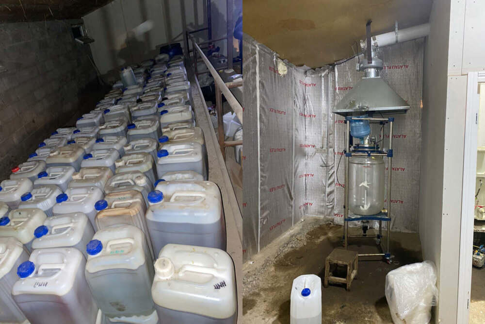 В ходе спецоперации МВД и КНБ ликвидирована крупная нарколаборатория в Алматинской области