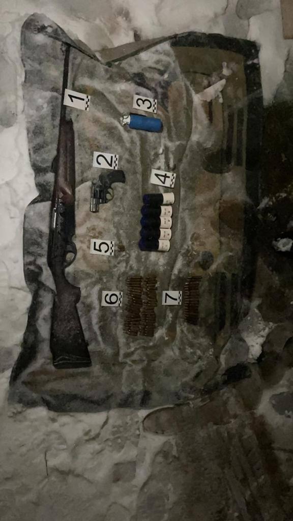 В Таразе нашли два схрона оружия и боеприпасов, которые были украдены в ходе январских событий . Фото: пресс-служба МВД РК