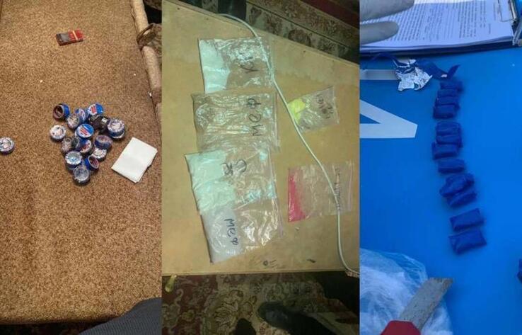 При обыске автомобиля в Кызылорде нашли 165 свертков синтетических наркотиков 