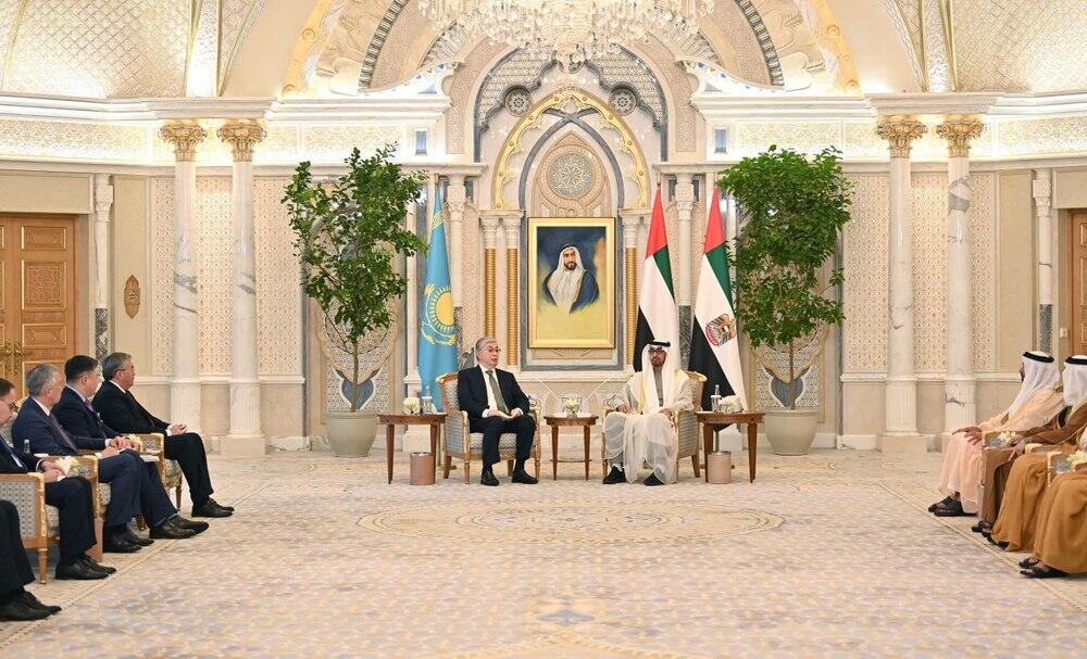 Президент Казахстана находится с официальным визитом в ОАЭ. Фото: Акорда