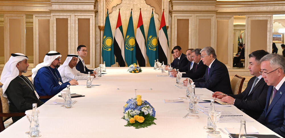 Глава государства провел ряд встреч в ходе официального визита в ОАЭ. Фото: Акорда