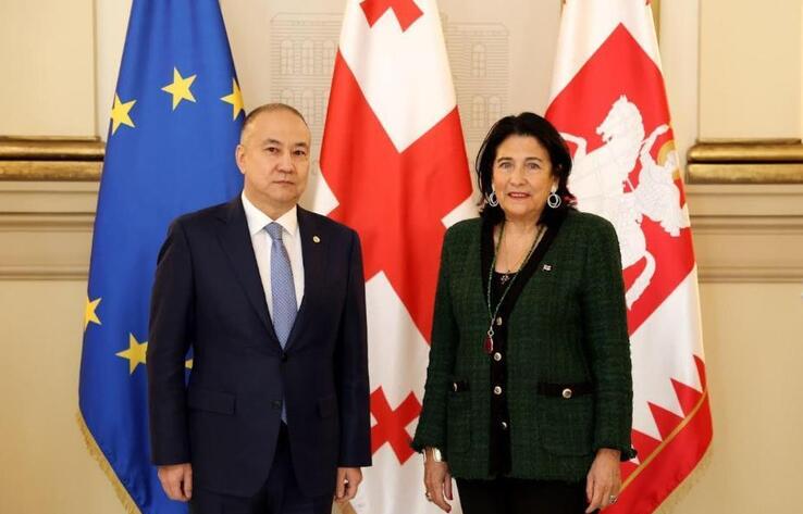 Kazakhstan Ambassador presents credentials to President of Georgia
