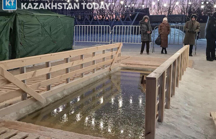 Epiphany celebrations in Kazakhstan