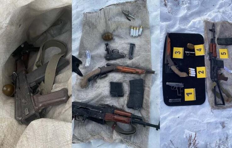 Схрон с огнестрельным оружием и боеприпасами обнаружили в Талдыкоргане