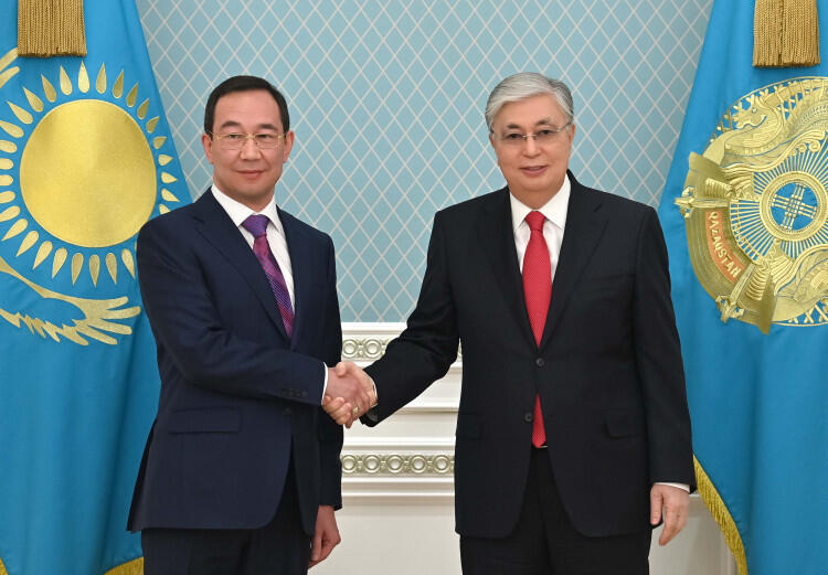 Kazakh President receives Head of the Republic of Sakha