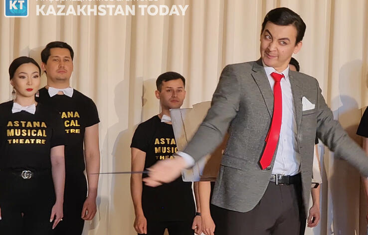 "Astana Musical" theater performed in the genre of chorus-concert