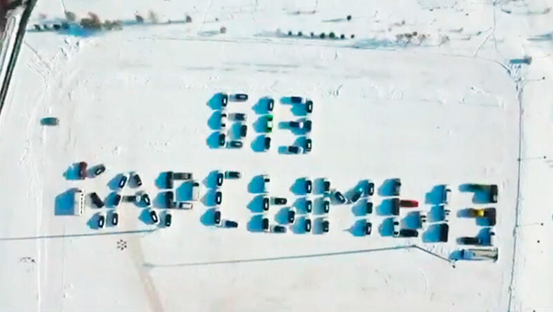 Астананың таксистері ерекше флешмоб ұйымдастырды