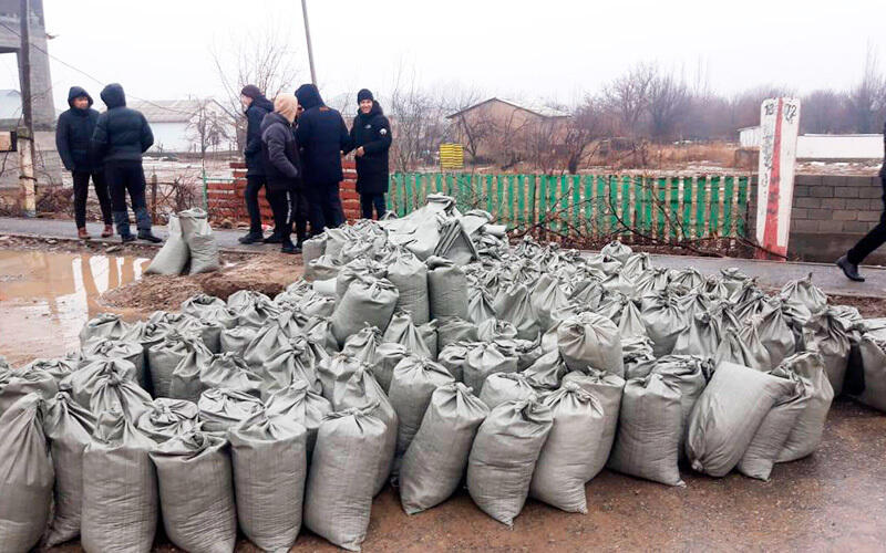 Over 200 people evacuated from flood-hit areas of Turkistan region. Images | MES RK