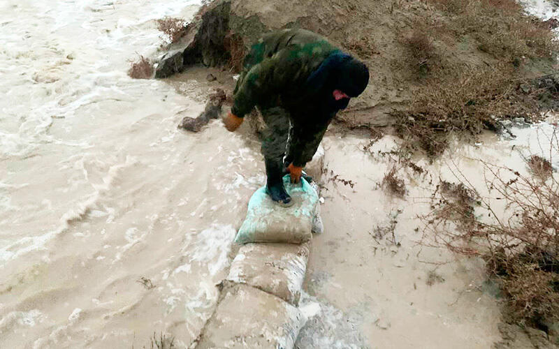 Over 200 people evacuated from flood-hit areas of Turkistan region. Images | MES RK