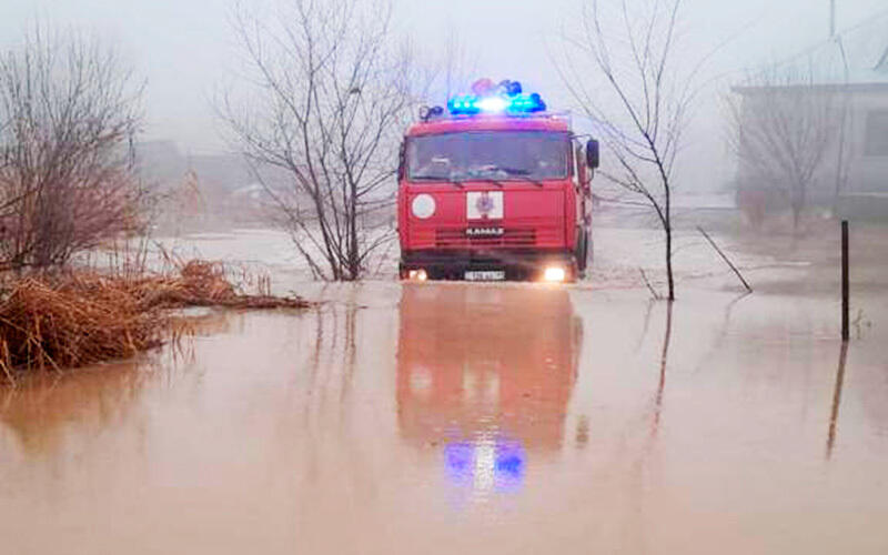 Over 200 people evacuated from flood-hit areas of Turkistan region. Images | MES RK