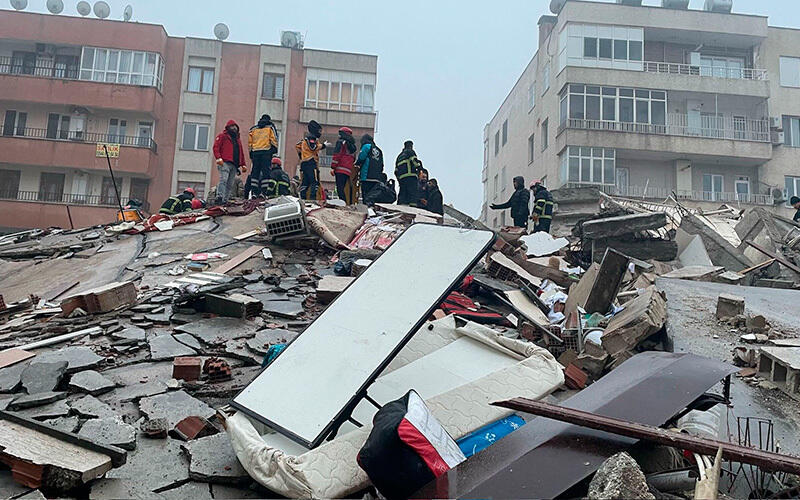 В Турции и Сирии произошло одно из сильнейших землетрясений. Фото: twitter/@Marchfoward