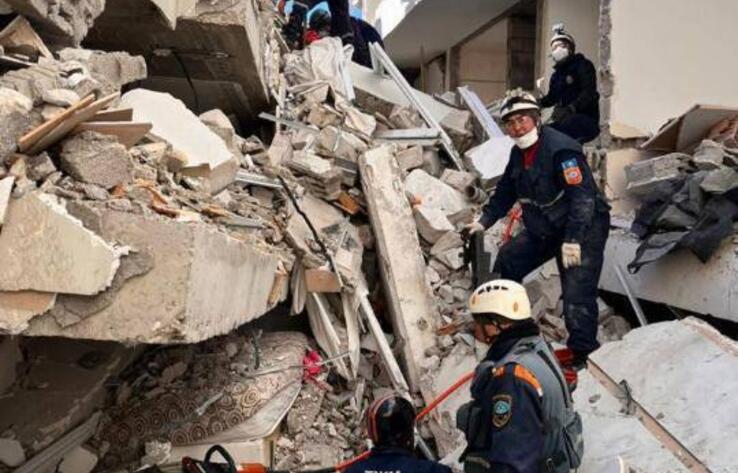 Kazakhstani rescuers in Turkey