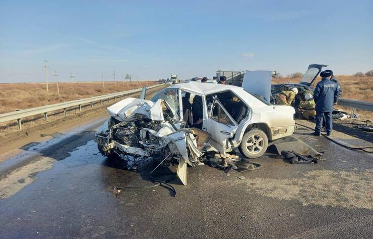 Четыре человека погибли в страшном ДТП в Кызылординской области