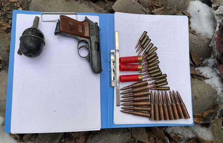 Похищенное во время январских беспорядков оружие обнаружили в Алматинской области 