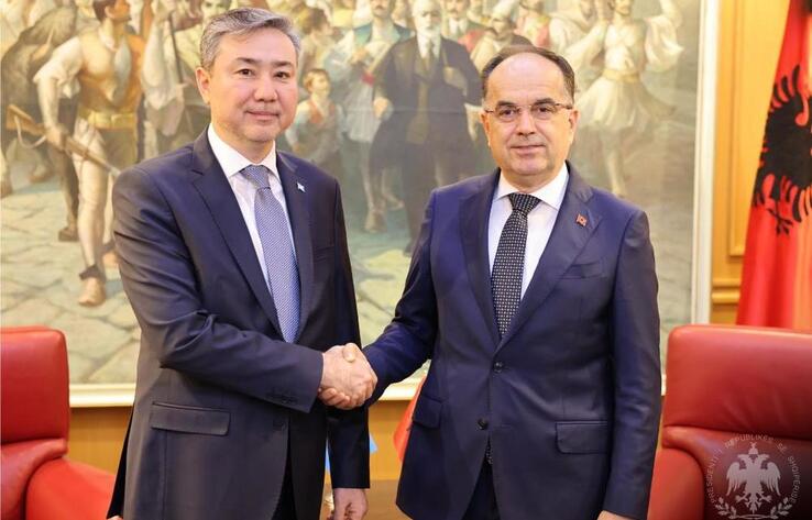 Kazakh Ambassador delivers credentials to President of Albania