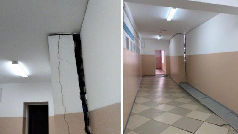 
Казнет возмутило аварийное состояние новой школы в Актюбинской области