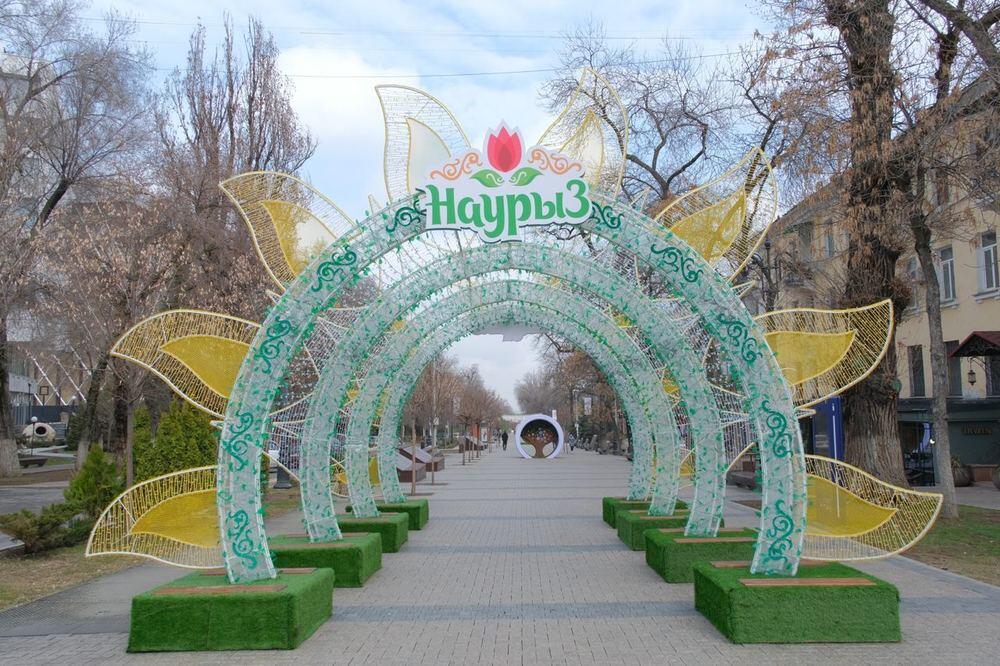 Алматы готовится к Наурызу. Фото: telegram / almaty_akimat