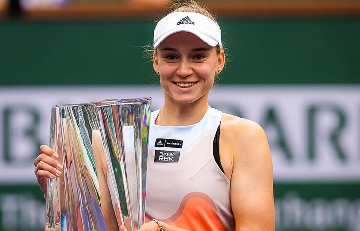Kazakhstani Elena Rybakina wins Indian Wells title