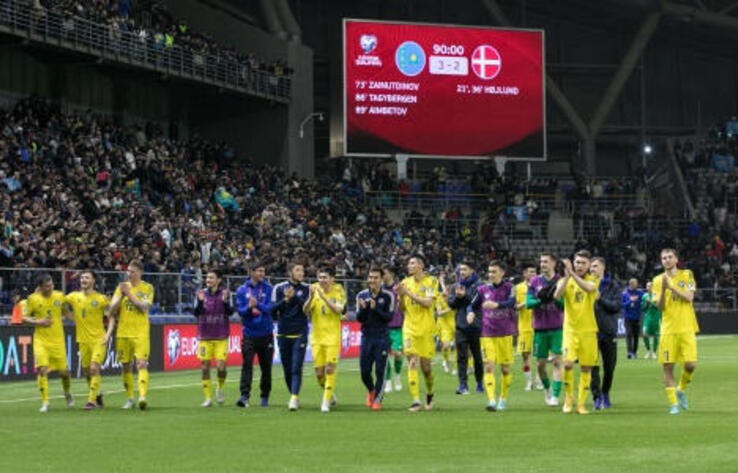 Kazakhstan beats Denmark causing sensation at EURO Qualifiers