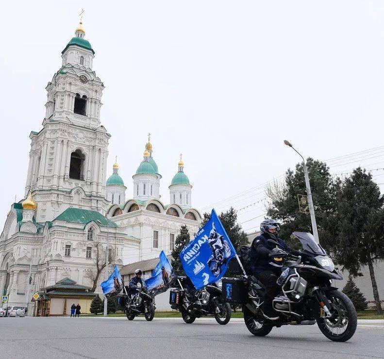 Residents of Aktau met Motor rally "Caspian - sea of friendship"