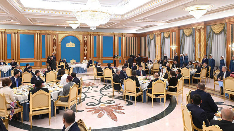 Auyzashar on behalf of the President in Akorda. Images | Akorda