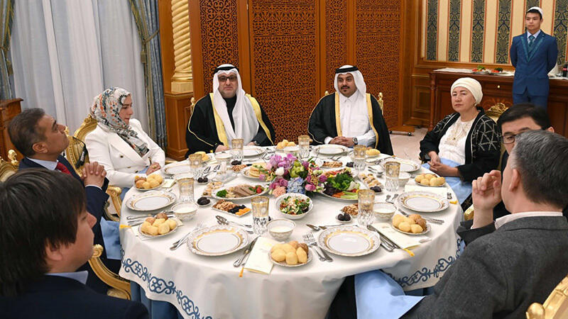 Auyzashar on behalf of the President in Akorda. Images | Akorda